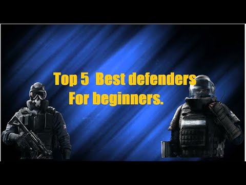 Top 5 Best defensive operators  for Beginners in Rainbow six siege.