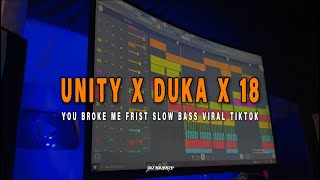 Download lagu DJ OLD UNITY X DUKA X 18 X YOU BROKE ME FRIST VIRAL TIKTOK SLOW BASS - DJ SANTUY mp3