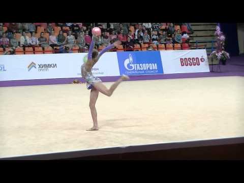 Nazarenkova Elizaveta (RUS)  ball  Gran prix Moscow 2014 Qual