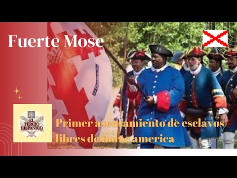 El primer asentaminento de esclavos liberados y libres en EEUU fue español, Fort Mose.