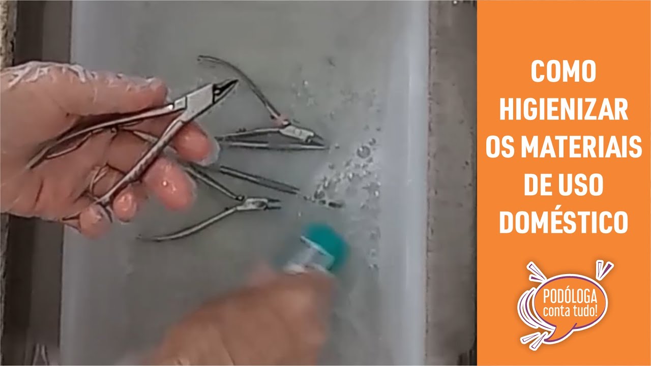 COMO HIGIENIZAR OS MATERIAIS DE USO DOMÉSTICO