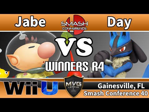 Jabe (Olimar) & ONI|Day (Lucario) - SSB4 Winners R4 - Smash Conference 40