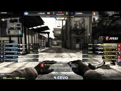 E-Frag vs G2.Kinguin Game 1 (CEVO-P CS:GO Season 8) - Helium & Launders