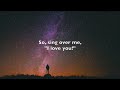Sing Over Me