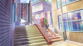 When the stairs right next to your home is in the anime! #anime #shorts #games #video