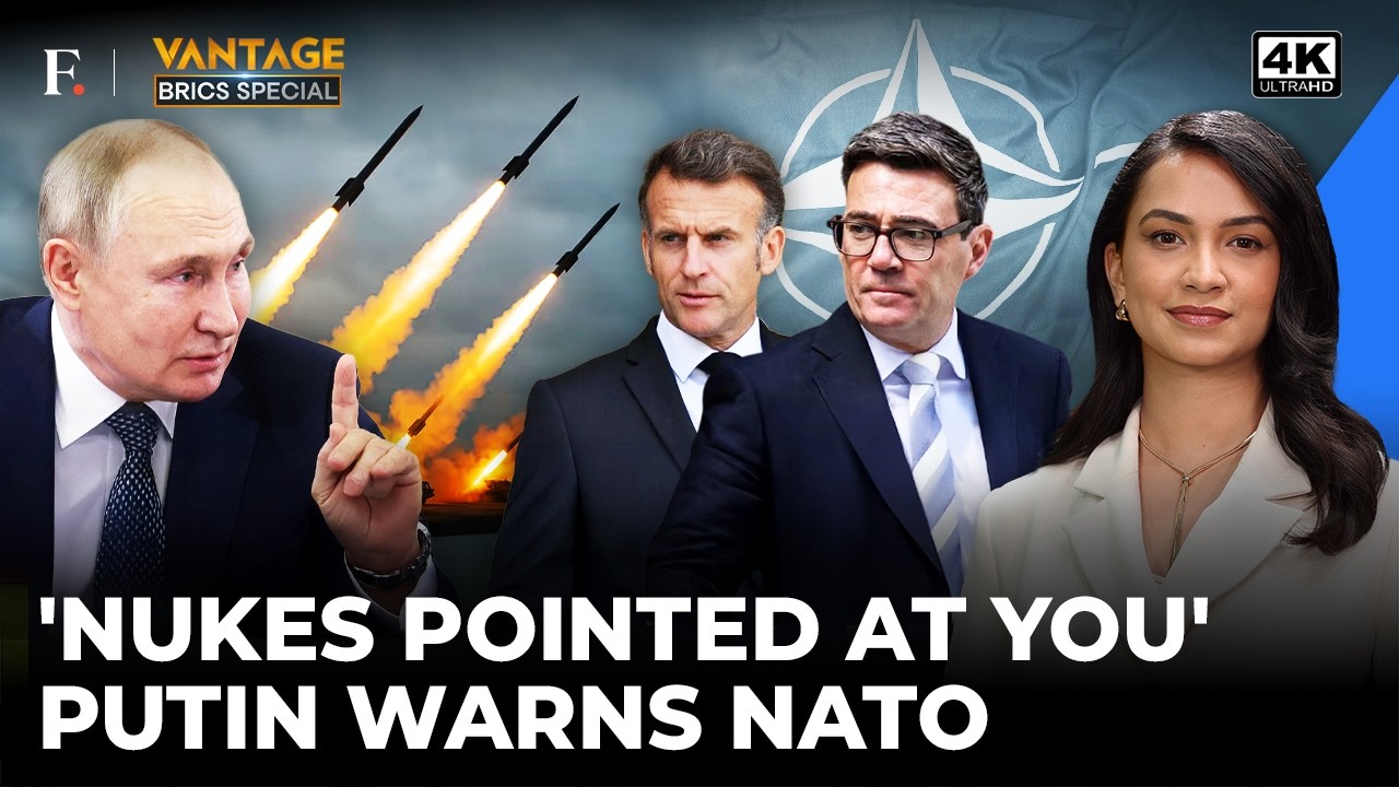 Putin Points Nukes at NATO, Calls G7 'Not So Great' at BRICS Summit | Vantage on Firstpost | 4K