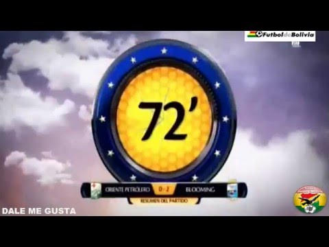TORNEO CLAUSURA 2015-2016  RESUMEN Fecha 10 Oriente Petrolero 0-2 Blooming
