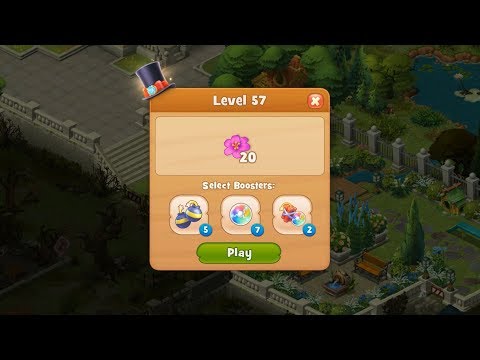 Gardenscapes Level 57 HD 1080p