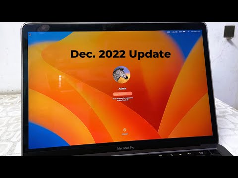 December 2022 MacOS Update for MacBook MacOS 13.1 Ventura