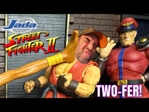 Wife comes in clutch on the DHALSIM and M. BISON Street Fighter 2 figures by Jada toys