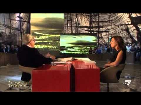 Sgarbi a Le Invasioni Barbariche 13.11.2010 (1/3)