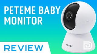 Peteme WiFi Security Camera Baby Monitor Review w/ Pan Tilt Zoom