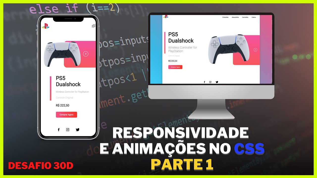 RESPONSIVIDADE E ANIMAÇÕES NO CSS | PARTE 1 | CRIANDO A APLICAÇÃO