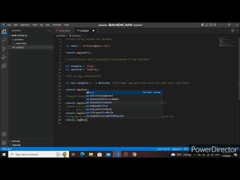 Javascript Tagalog Tutorial Part 2 Strings