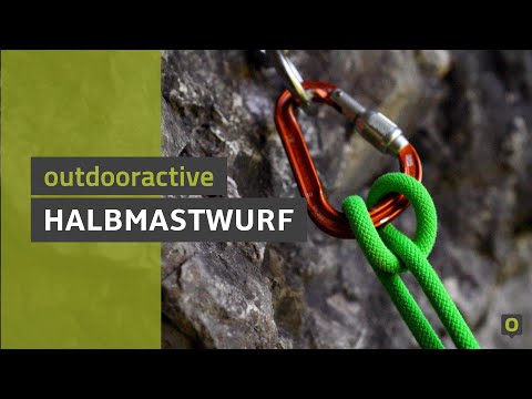 Halbmastwurf Kletterknoten - Anleitung