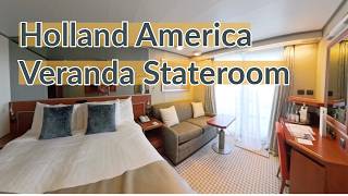 Inside Peek of a Holland America Stateroom