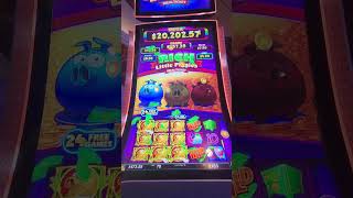 AP - 24 blue. ouch that hurts! Rich Little Piggies Hog Wild Meal Ticket #cruiseship #cruise #slots