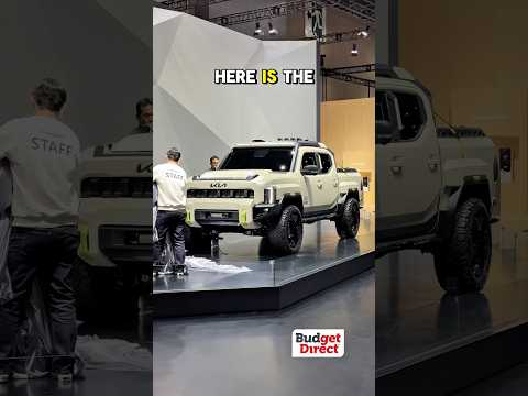 Is the Kia Tasman fixed!? Design changes previewed by the Weekender concept #kia #ute #pickup #cars