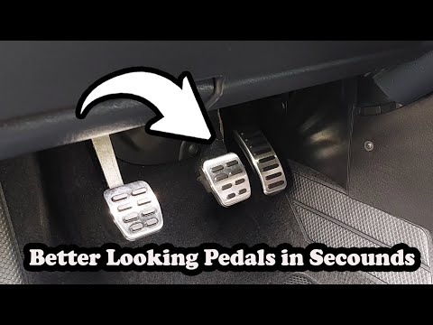 How To Install Aftermarket Pedal Covers / Volkswagen Golf 3 / Step-by-Step
