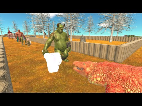 OGRE LORD SWAMP DEATH RUN - Animal Revolt Battle Simulator