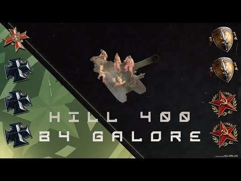 [CoH2] 4v4 - Hill 400 - B4 Galore (Full Game)