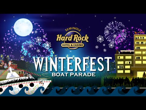 Seminole Hard Rock Winterfest Boat