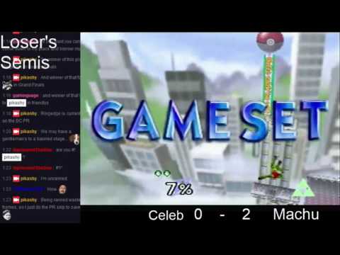 January UVic Smash Bimonthly - Celeb (Luigi, Falcon, Samus) Vs. Machu (Link) Smash 64 Losers Semis