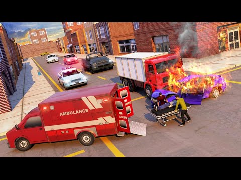 City Ambulance Emergency Rescue Simulator (RED RHINO) | Android Gameplay HD
