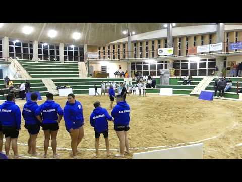 Lucha juveniles 27/1/2018: C.D.Atamanse=12 C.L.Benchomo=6  Parte 1/2