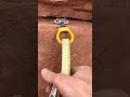 Always check your cam placements! Black diamond cam Explodes rock! #climbing #deserttower #moab