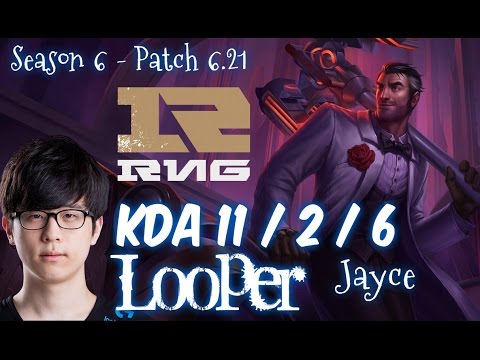 RNG Looper JAYCE vs IRELIA Top - Patch 6.21 KR Ranked