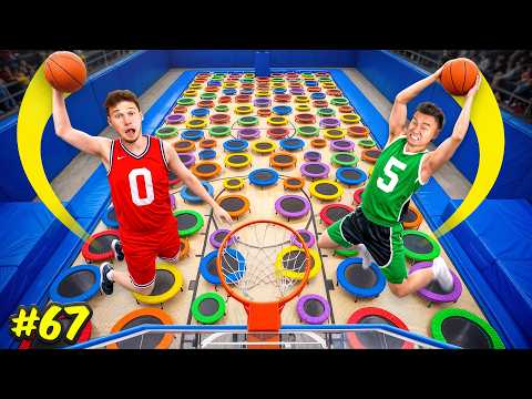 I Tried 100 EXTREME Trampoline Challenges!