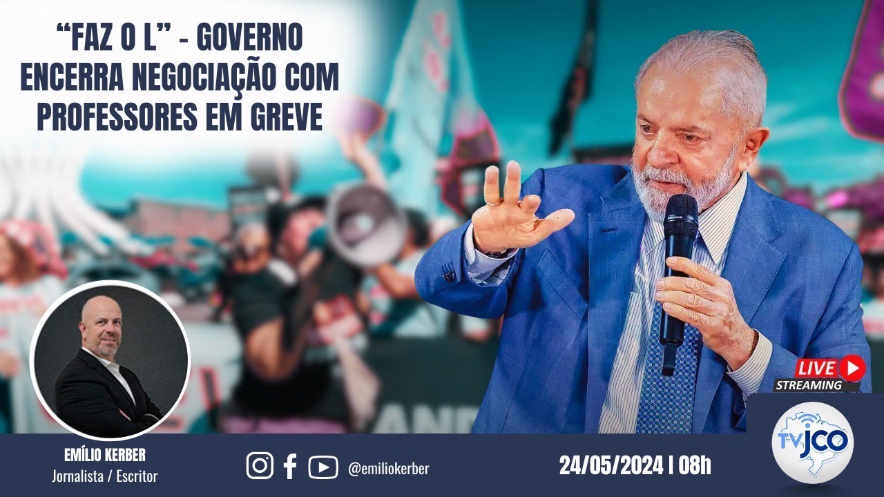 “Faz o L” - Governo encerra negociação com professores em greve