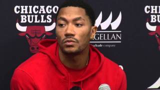 DERRICK ROSE ADDRESSES MEDIA  DECEMBER 5 2013