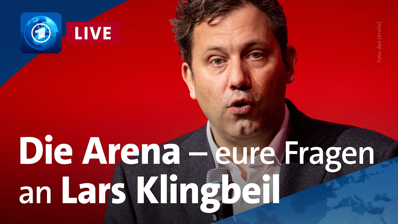 Die Arena – eure Fragen an Lars Klingbeil