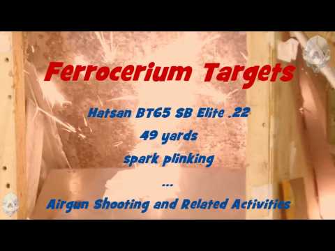 Reactive Targets, Hatsan BT65 SB Elite .22, 49 yards, JSB Exact Jumbo Heavy 18.13 grains