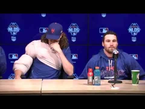 2015 NLDS Game 1 Mets - Presser pranksters