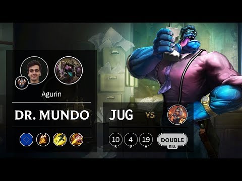 Dr. Mundo Jungle vs Qiyana - EUW Challenger Patch 9.24