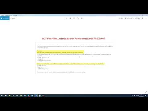 CNC Steps Formula To Use For Your Axis And Mach3 Axis Calibration Performed Live..