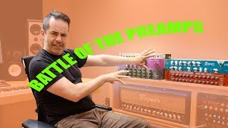 Video thumbnail for PREAMP BATTLE! 4 Classic Preamps Shootout by Michael Nielsen - Big Hairy Guitars