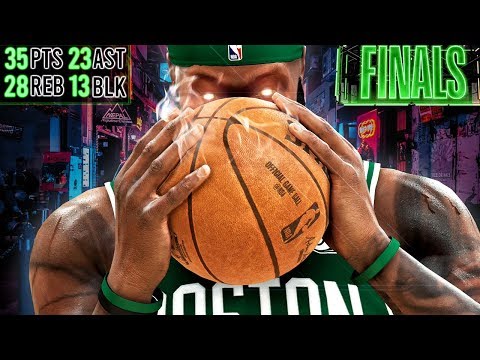QUADRUPLE-DOUBLE & BLOCK RECORD IN FINALS! NBA 2K20 My Career Gameplay Best Paint Beast Build