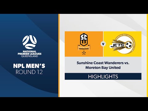 NPL Men's R12 - Sunshine Coast Wanderers vs. Moreton Bay United Highlights