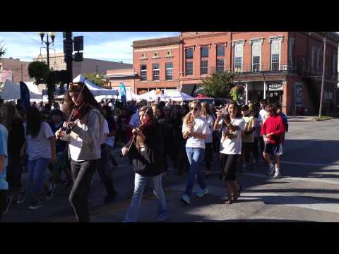 Perrysburg Schools Orchestra in Harrison Rally Day Parade 2012