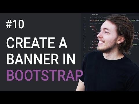 10 Create a banner in Bootstrap Learn Bootstrap front end programming