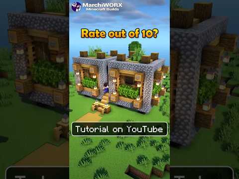 MarchiWORX (Minecraft Builds) - Minecraft Duo House 🏡 Build Tutorial