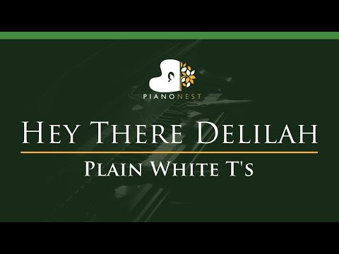 Plain White T's - Hey There Delilah - Lower Male Key (It's Piano Karaoke Instrumental)