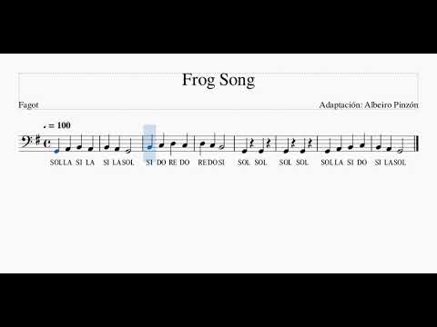 Frog Song Fagot, Mis Primeras Melodías