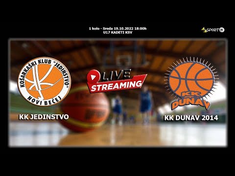 Basketball  live now   KK JEDINSTVO Novi Bečej - KK DUNAV 2014 Apatin