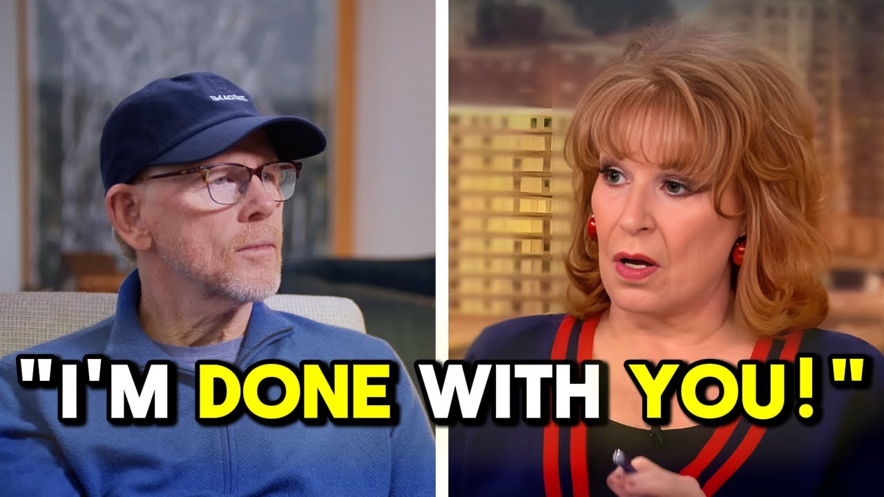 Ron Howard STORMS Off The View After Brutal LIVE Exchange With Joy Behar