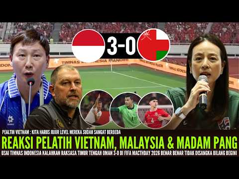 🔴LANGSUNG HEBOH !! Reaksi Para Rival Usai Timnas Indonesia Hajar Oman 3-0 FIFA Matchday 2026